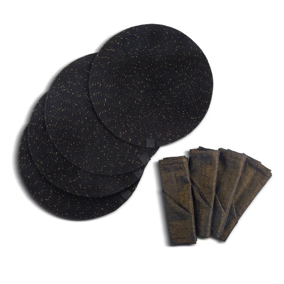 Thyme & Table fall 8-Piece Set, 4 Napkins & 4 Round Placemats & 72" Table Runner - Picture 2 of 6